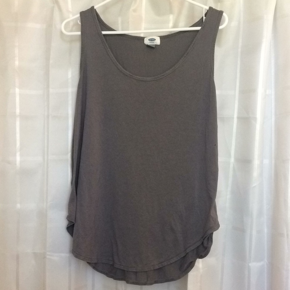 Old Navy Relaxed Fit Grey Tank Top Sz XL